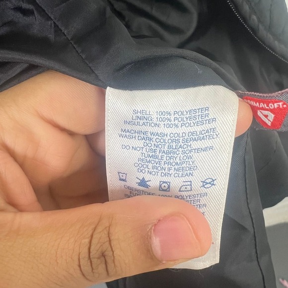 Lands' End Women's Full Zip Vest Jacket Sleeveless Mock Neck Black Size S - Picture 4 of 5